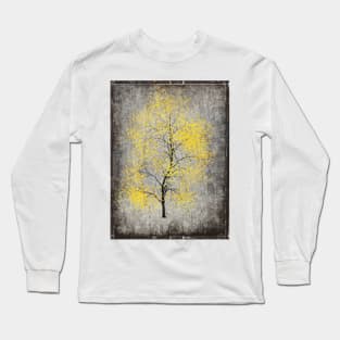 A Tree Decorated In Yellow Long Sleeve T-Shirt